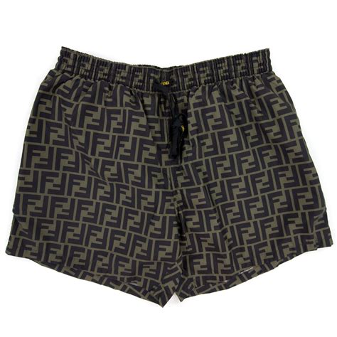 fendi ff motif swim shorts|fendi reactive swim shorts.